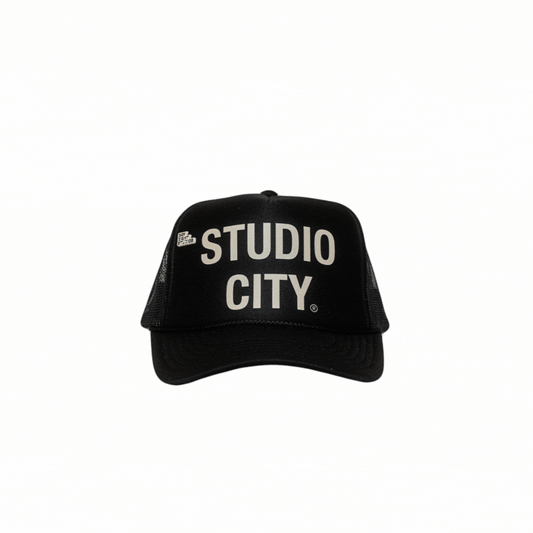 Black Studio City Trucker Hat